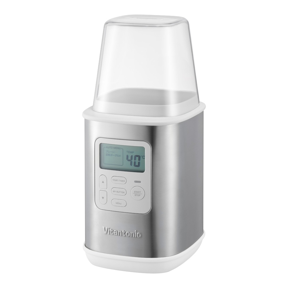 ビタントニオ VYG-60-W ヨーグルトメーカー　ホワイト×シルバー VYG60W