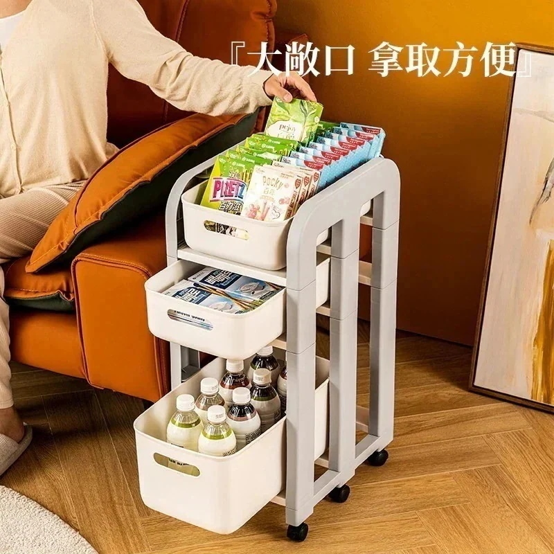 【20点セット】メガ割カート置物棚着地キッチン浴室移動収納棚寮のテーブル下のテーブル多層収納棚415