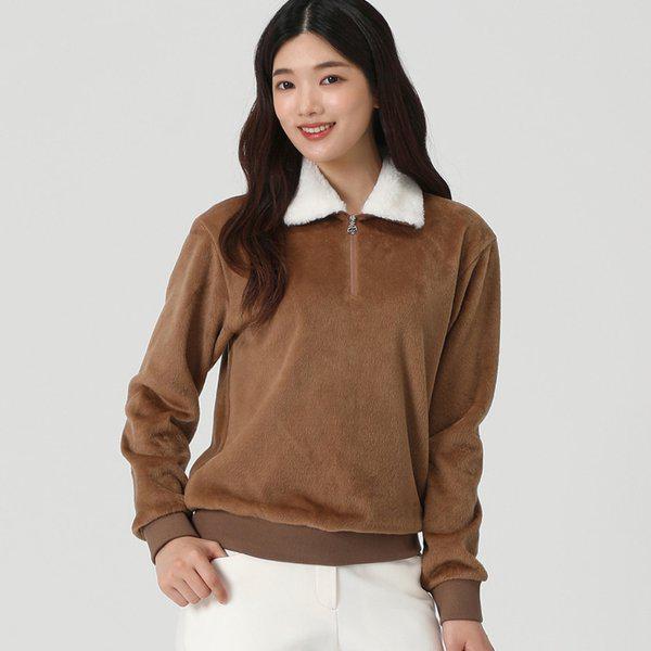 女性防風ハーフジップTシャツ6K85402