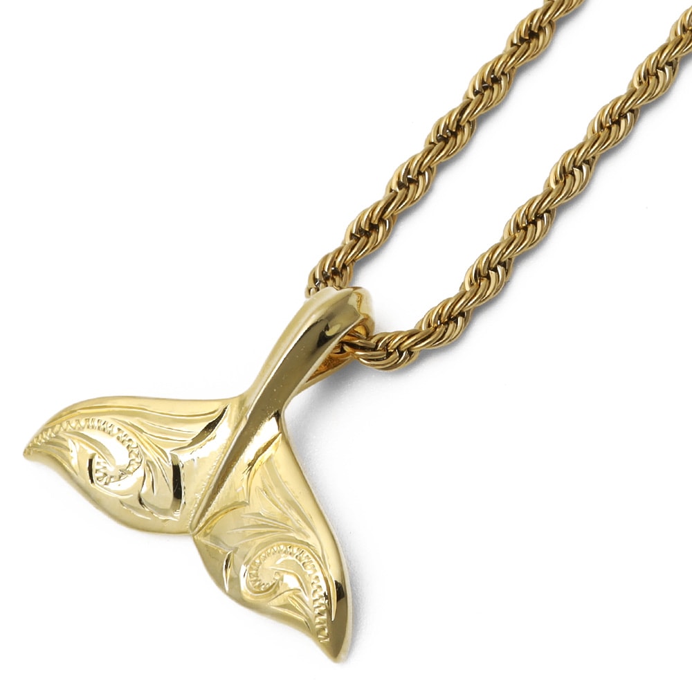 BFF 925 ホエールテールネックレス [bffns006-g]