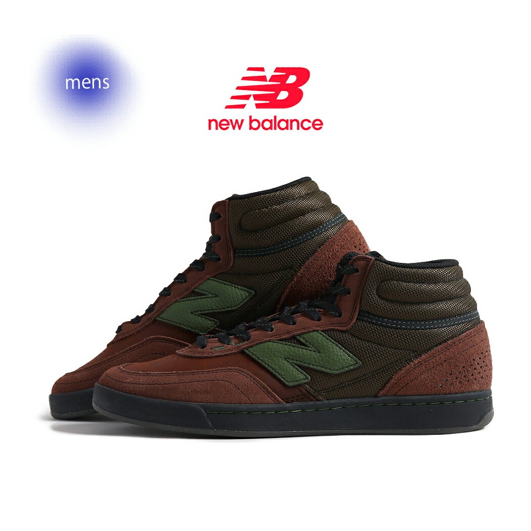 海外限定 NEW BALANCE ニューバランス ヌメリック 440 V2 スニーカー NM440HY2 RICH OAK BLACK ( 日本未発売 ブラウン ブラック 黒 メンズ スケートシューズ