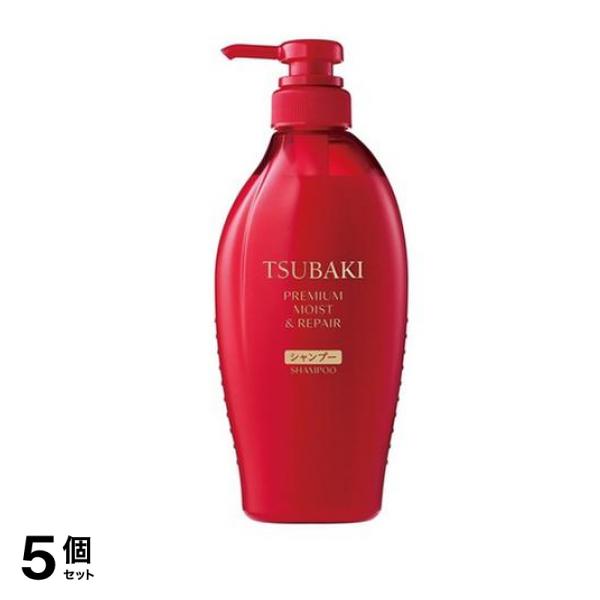 ツバキ(TSUBAKI) プレミアムモイスト&リペアシャンプー 450mL (本体) 5個セット