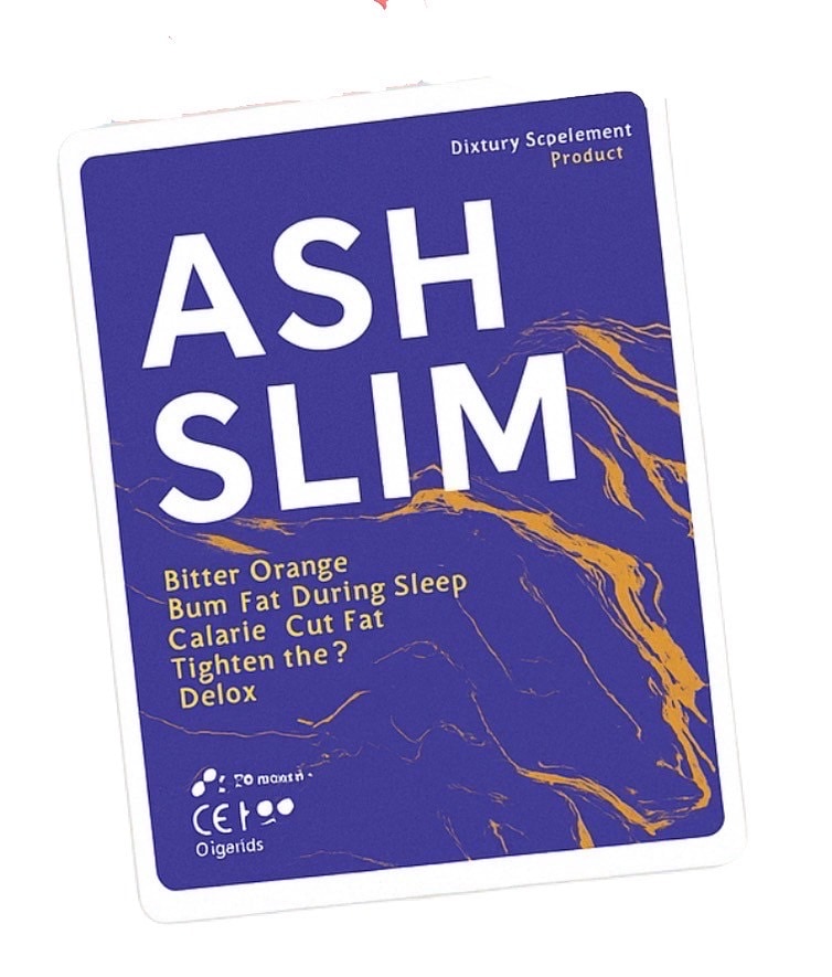 [2個セット]ASHSLIM(アッシュスリム)夜専用スリムサポートサプリメント30カプセル×2個