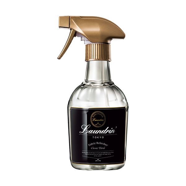 （まとめ） ネイチャーラボランドリン ファブリックミスト クラシックフローラル 本体 370ml 1本 [x10セット]