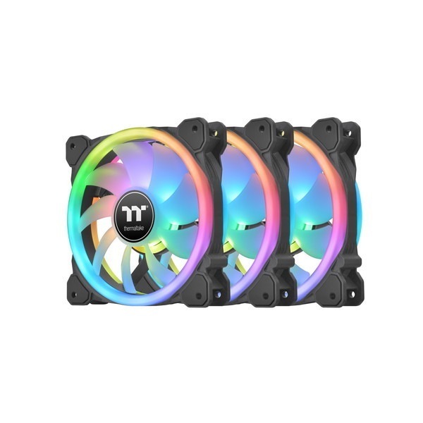 Thermaltake CL-F137-PL12SW-A ブラック SWAFAN RGBシリーズ [アドレサブルRGBファン]