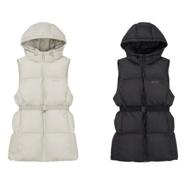 ティピコ 女性 フード付きベルテッド ダウンベスト_S24WWTDV03_2種 (S41993621)