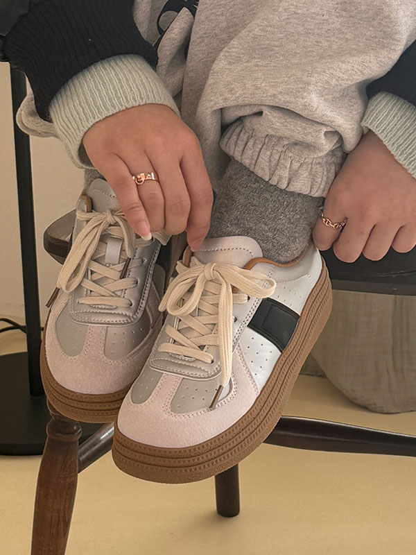 Jamie Cowhide トールスニーカー