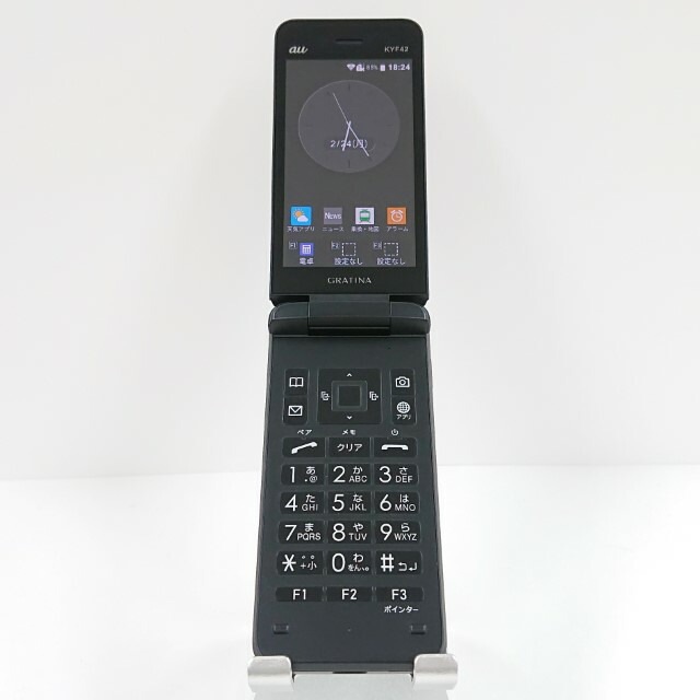 GRATINA KYF42 au ブラック 送料無料 本体 c10168 【中古】