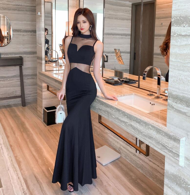 即納 袖なし タイトワンピース ワンピース セクシー パーティードレス ワンピドレス 着痩せ 可愛い デート ロングワンピース レディース 透かし彫り お呼ばれ 女子会 お出かけ キャバドレス 披露宴
