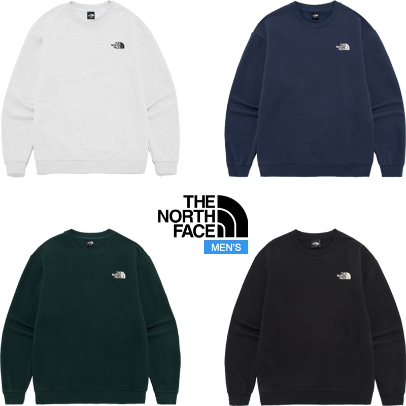 メンズ エッセンシャル スウェットシャツ NM5MQ57 男性 スウェット トレーナー 長袖 ニット セーター カットソー Tシャツ ロンT トップス 楽チン ゆったり 裏起毛 韓国 ファッション