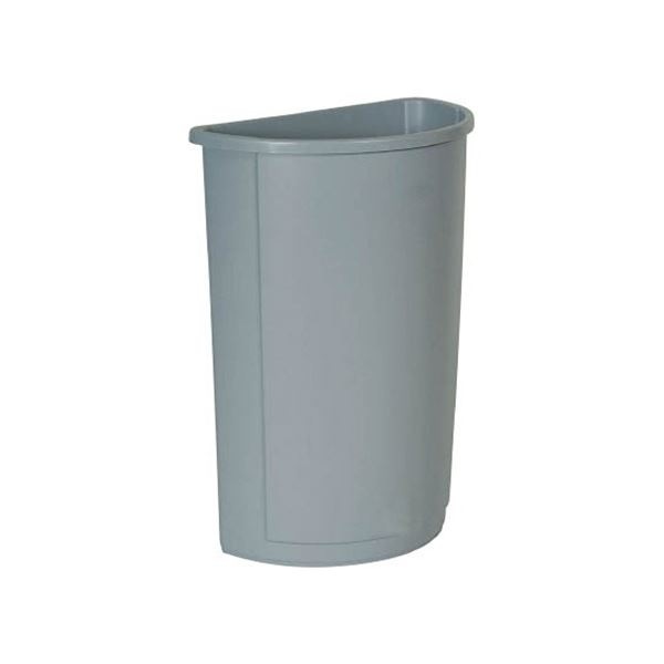 ニューウェル・ラバーメイド・ジャパン エレクター ラバーメイド アンタッチャブルハーフラウンドコンテナ グレー 352075 1個 (フタ別売)