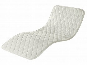 岡部商事 ピュアライフエアーパッド オーバーレイ/ハイブリッドタイプ オフホワイト 91cm PA2004B