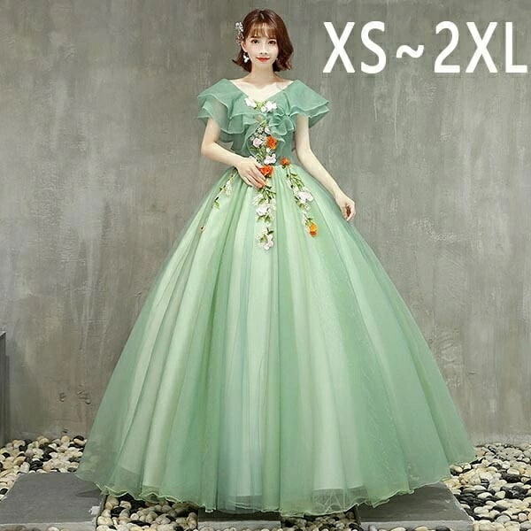 ロングドレス 演奏会 他と被らない ピアノ 発表会 ドレス 演奏会用ドレス ステージ 大きいサイズ 大人 ステージ衣装 締め上げ 袖付き カラードレス レッド 舞台衣装 コンサート ステージ 袖あり