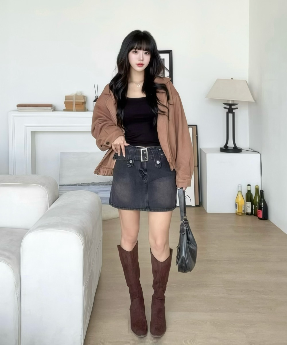 スエードジャケットジャンパー