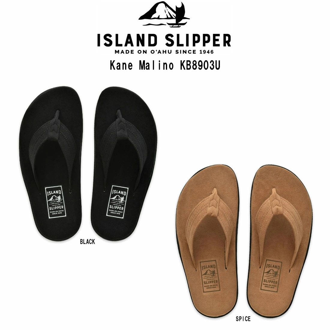 ISLAND SLIPPER サンダル ビーチサンダル カーネマリノ トングサンダル ハワイ発 海 アウトドア メンズ 靴 男性用 Kane Malino KB8903U
