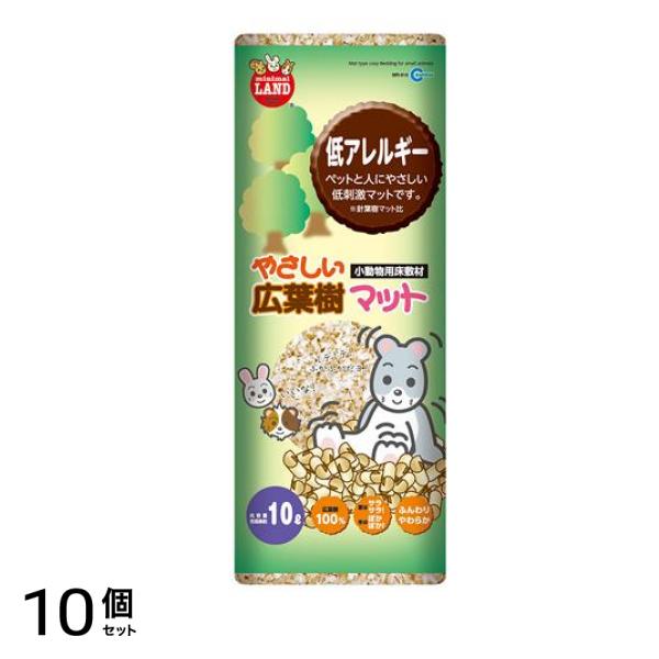 マルカン やさしい広葉樹マット 10L (MR-915) 10個セット