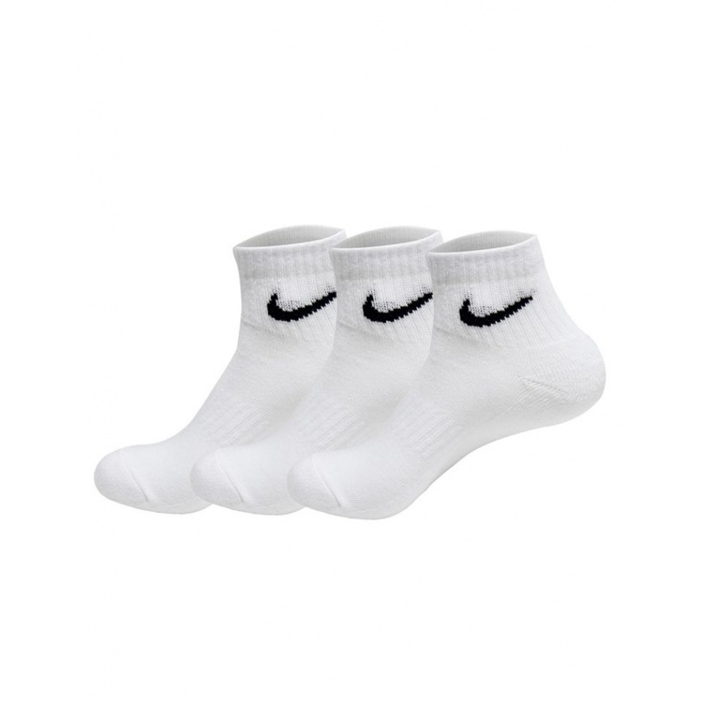 ナイキシューズナイキエブリデイクッションソックス 3パックスポーツアンクルソックスホワイト SX7667-100