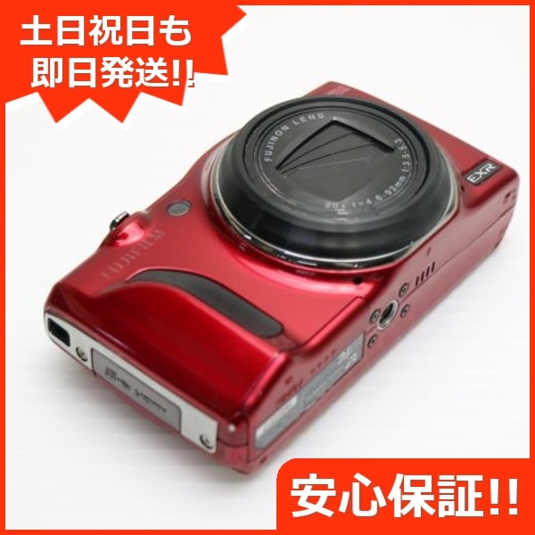 超美品 FinePix F800EXR レッド デジカメ FUJIFILM 160