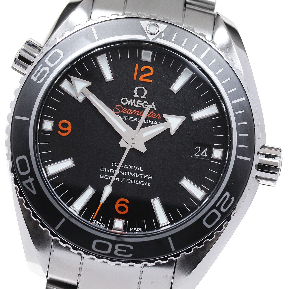 オメガ OMEGA 232.30.42.21.01.003 シーマスター プラネットオーシャン デイト 自動巻き メンズ 保証書付き_862696【中古】