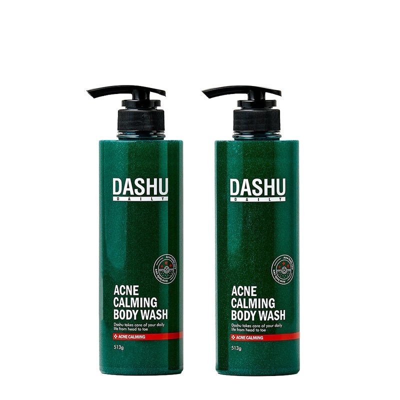 [1+1]ダッシュデイリーアクネカーミングボディウォッシュ500ml（にきび背中の緩和角質ケア）