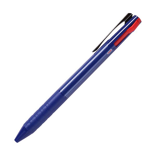 （まとめ）三菱鉛筆 ジェットストリーム3色ボールペン スリムコンパクト 0.5mm（軸色：ネイビー）SXE3JSS05.9 1本(×10セット)