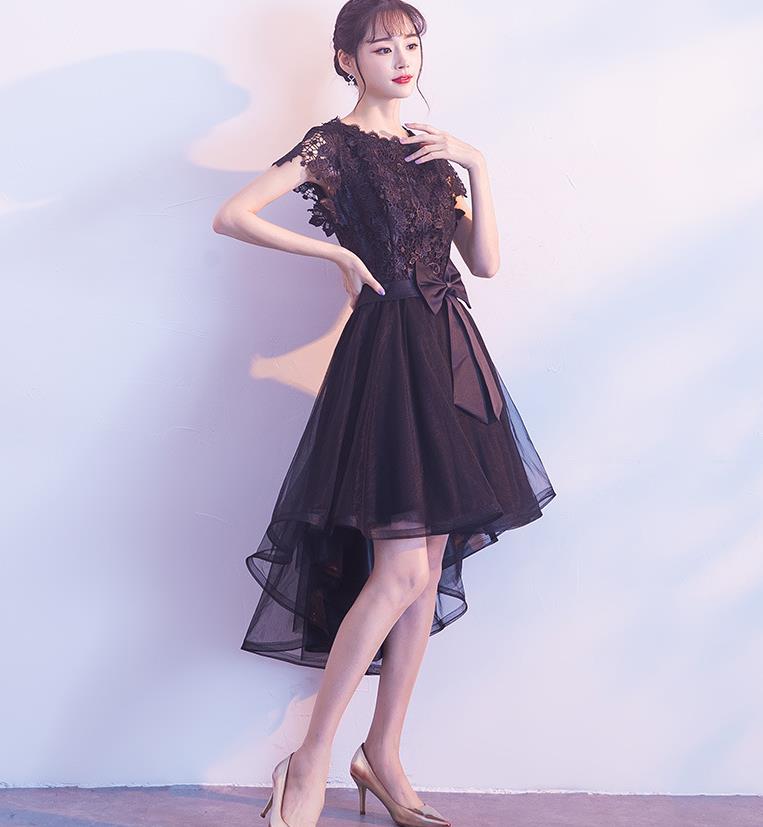 ウエストリボン レース チュール 上品 フィッシュテール ドレス 商品 パーティードレス 10代 2