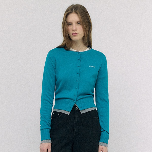 ROLA BASIC ROUND CARDIGAN BLUE