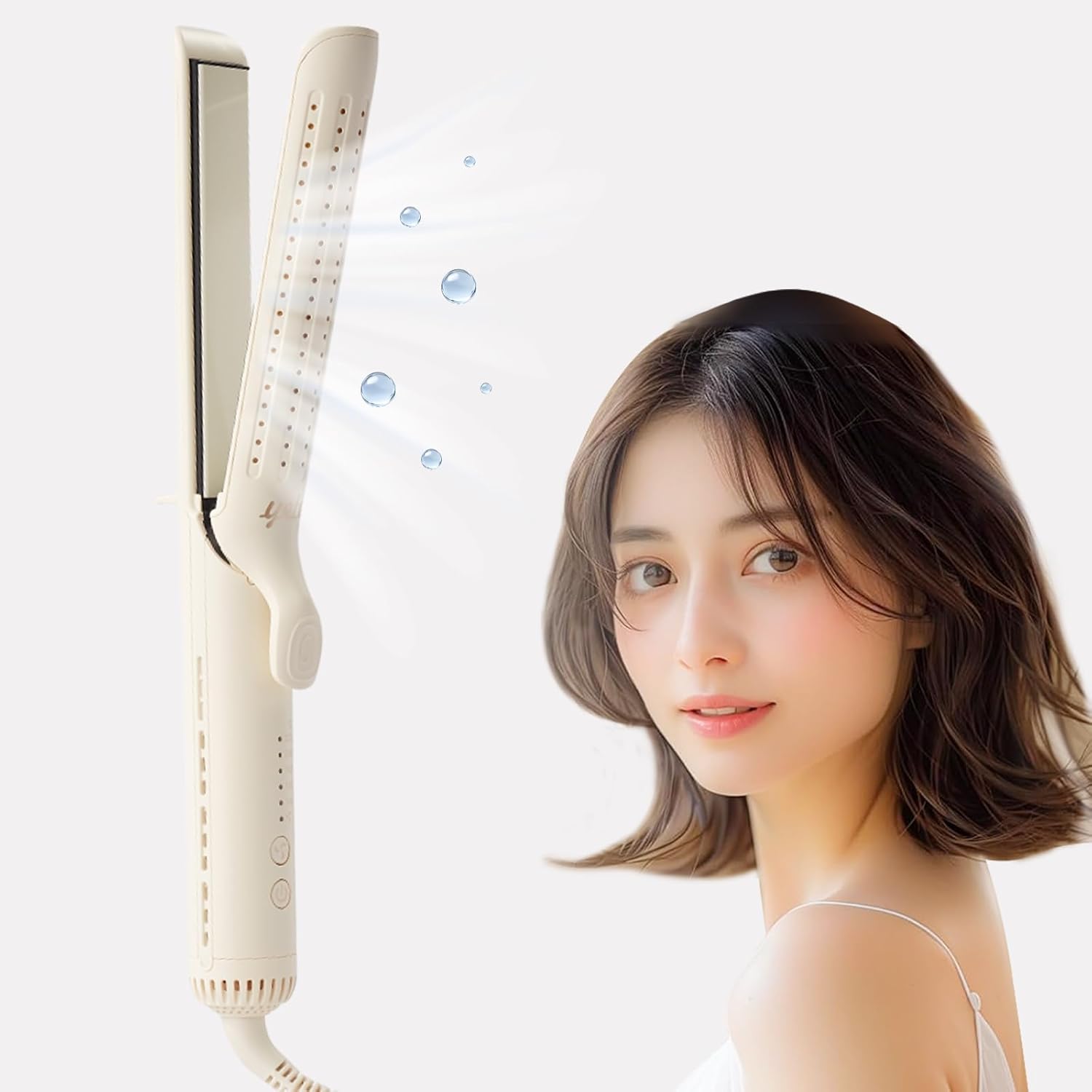 yeteヘアアイロン 2way ストレート360冷風技術 5段階温度調節 ヘアストレートアイロン 美容師プロ ヘアケア ヘアーアイロン コテ 海外対応 正規品 60分オートオフ