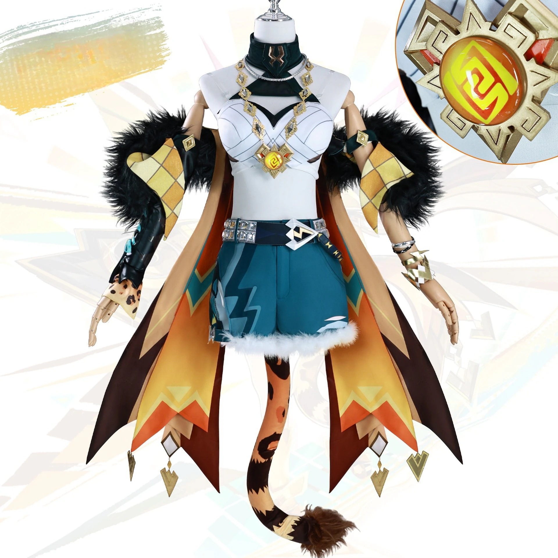 シロネン 原神 Xilonen コスプレ Genshin セットアップ 希诺宁