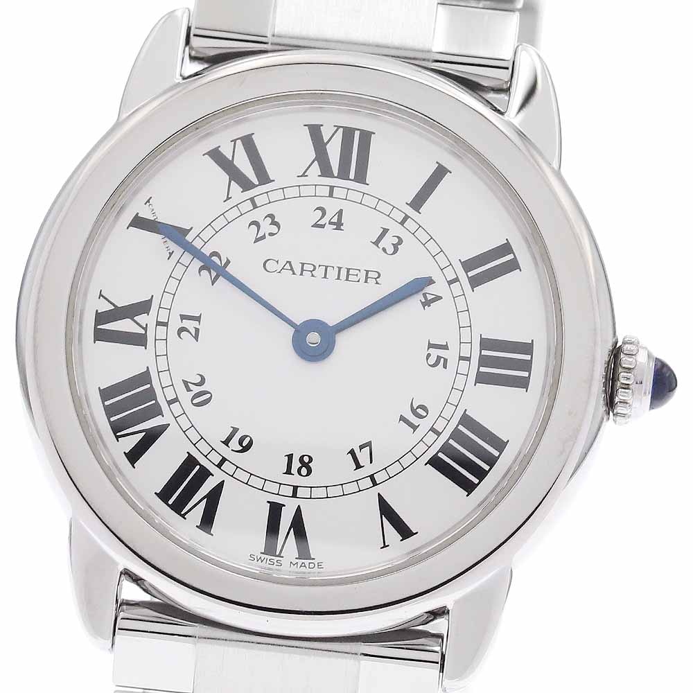 カルティエ CARTIER W6701004 ロンドソロSM クォーツ レディース 良品 _956315【中古】