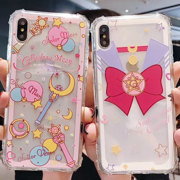 Sailor Moon韓国セーラームーン透明かわいい携帯ケース Iphonex Xs Xr Maxケ スマホケース 保護フィルム