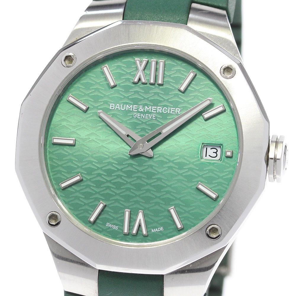 ボーム＆メルシェ Baume & Mercier M0A10611 リビエラ 36ｍｍ デイト クォーツ ボーイズ 良品 _861412【中古】