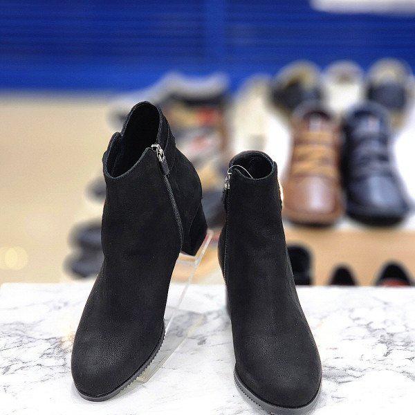 女性コンフォート広幅ノンスリップ冬アンクルブーツ6CM 3FJ606