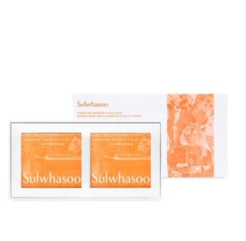 シグネチャージンセンフェイシャルソープ 120g x 2