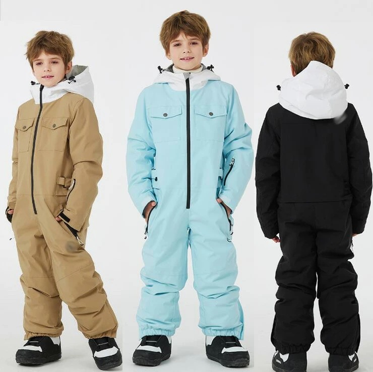 New type追加！スノーウェア オールインワン 男の子 女の子 キッズスキーウェア 可愛い スノボーウェア 雪遊び スノーボードウェア 子供用 ジュニア スノボ スノーボード スノボー スキー ス