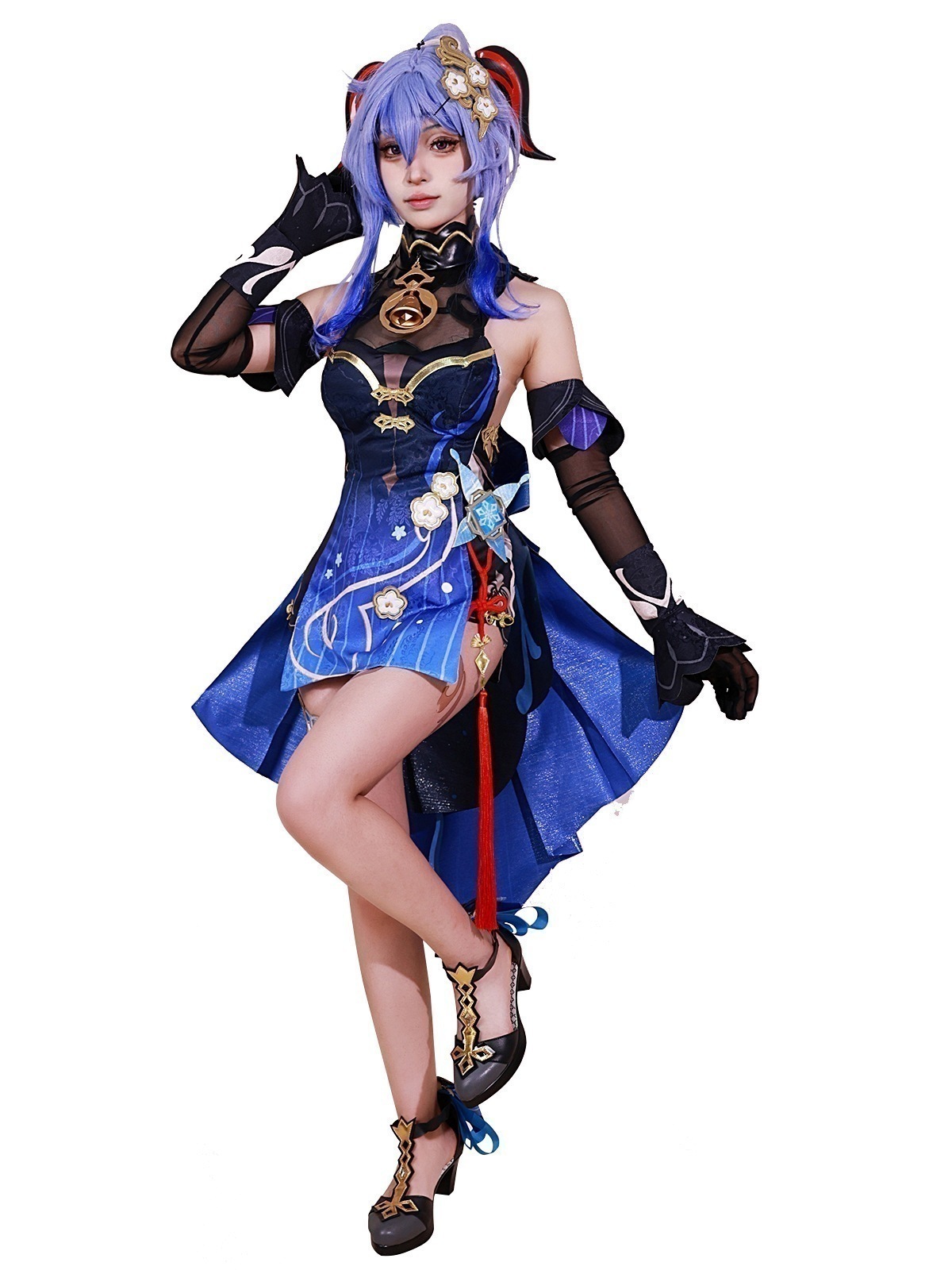 ワンピース 甘雨コスチューム コスプレ 9点セット フルセット コミケ 撮影 原神