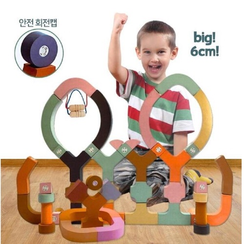 ブレインフォレストジャンボソフトマグネットブロック90幼稚園児童家学院教授教区団体創造力