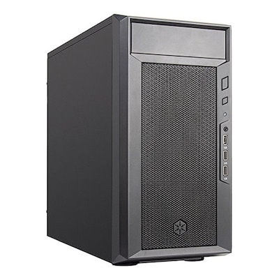 他サイト： ロントメッシュ 5インチベイ搭載 ミニタワー型 PCケース SST-FA311-B SST-FA311-Bの商品画像