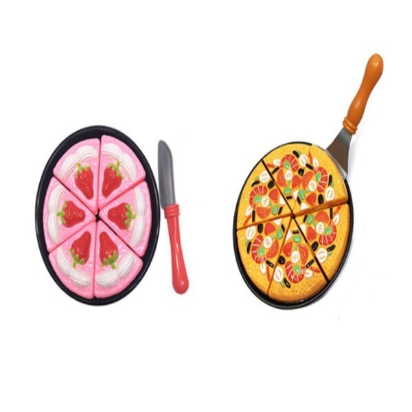 ままごと おもちゃ ピザ 切り ケーキ切り 2種 セット