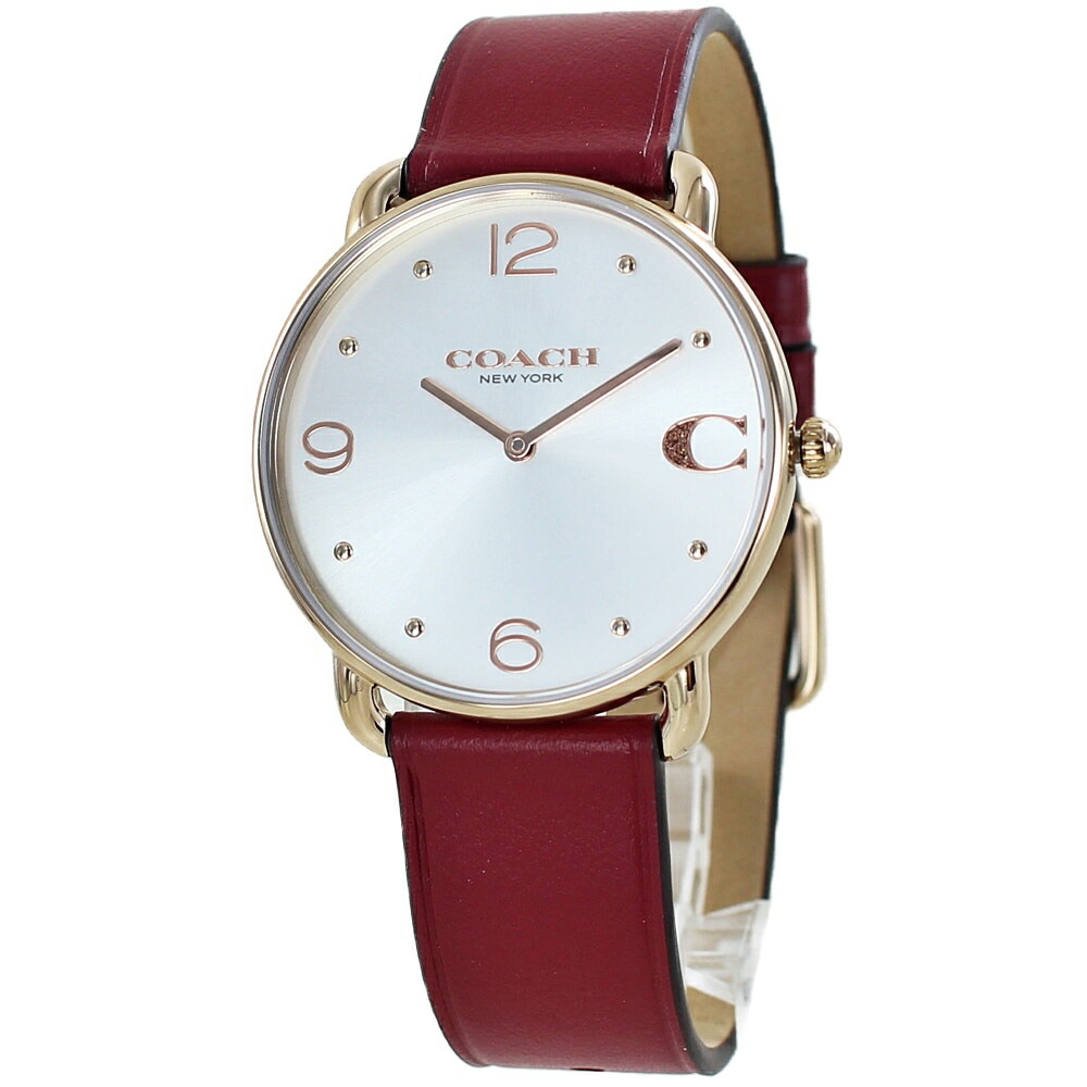 コーチ 腕時計 手表 レディース 革ベルト おしゃれ エリオット 10代 20代 30代 40代 シンプル スリム 薄型 メンズ ユニセックス 赤いプレゼント 還暦祝い 60歳 男性 女性 誕生日 記