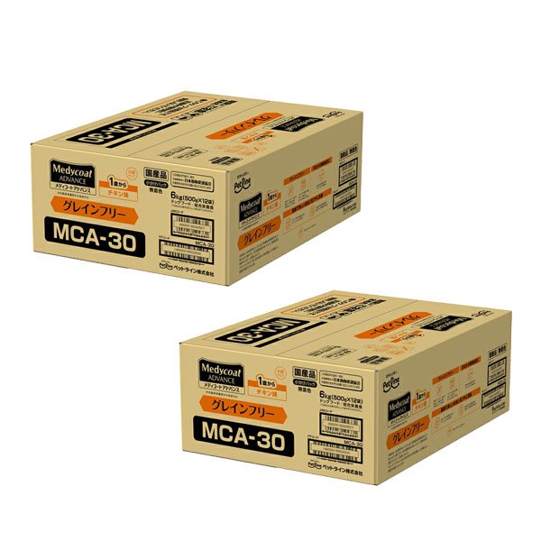 ドッグフード　メディコートアドバンス　グレインフリー　１歳から　チキン味　６ｋｇ（５００ｇX１２袋）X２　ＣＲＣ45―03―76―10―20
