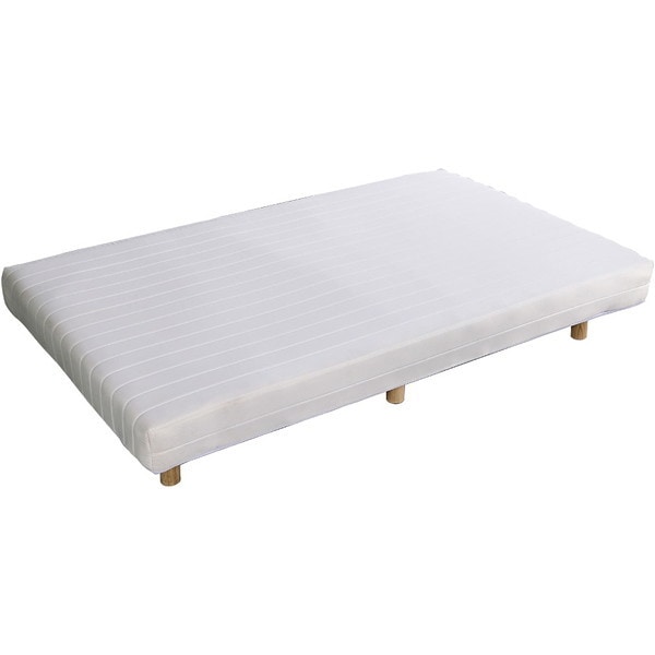 ホームテイスト LRM-01S 脚付きロールマットレス（ボンネルコイルスプリング）【Unite -Raide-　-ユニテライド-】シングル ホワイト メーカー直送