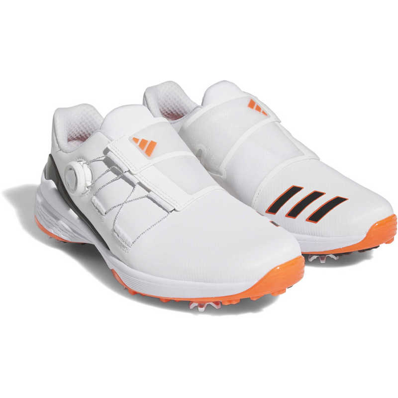 アディダス　ゴルフシューズ メンズ 26.5cm ZG23 BOA (ゼッドジー23 ボア) ホワイト×コアブラック×セミソーラーレッド　LIH91_23SS