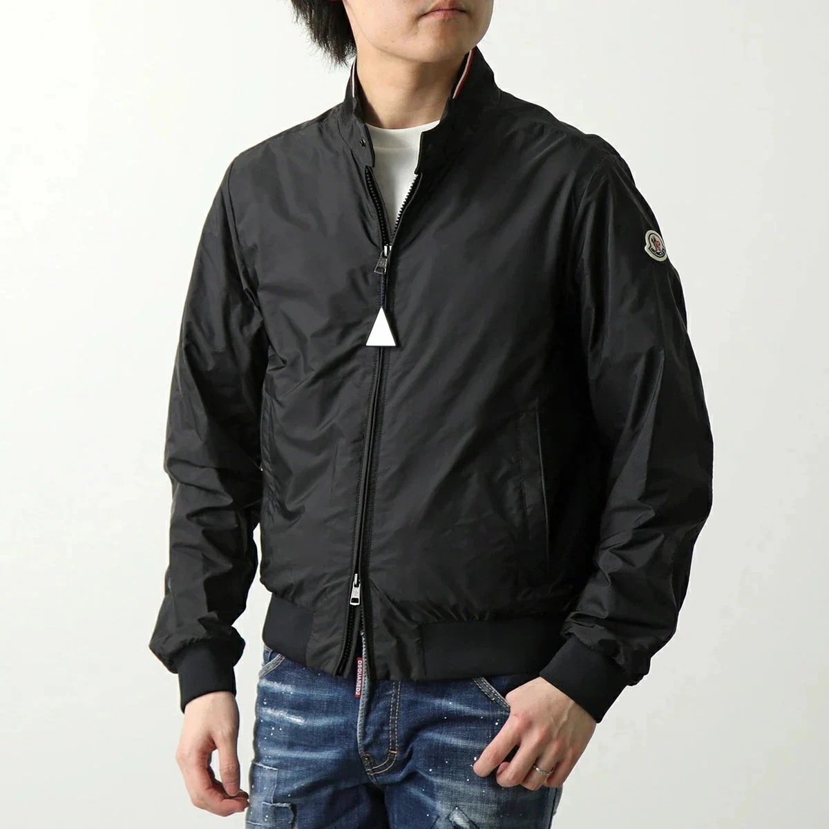 MONCLER モンクレール ジャケット REPPE レッペ 1A00198 68352 メンズ ブルゾン 撥水 ナイロン ロゴパッチ 長袖 999