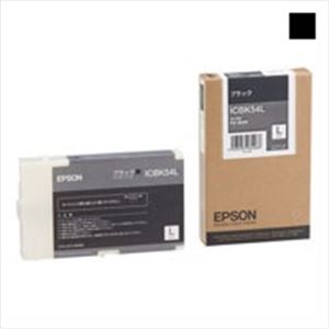 EPSON エプソン インクカートリッジL 純正 (ICBK54L) ブラック(黒)