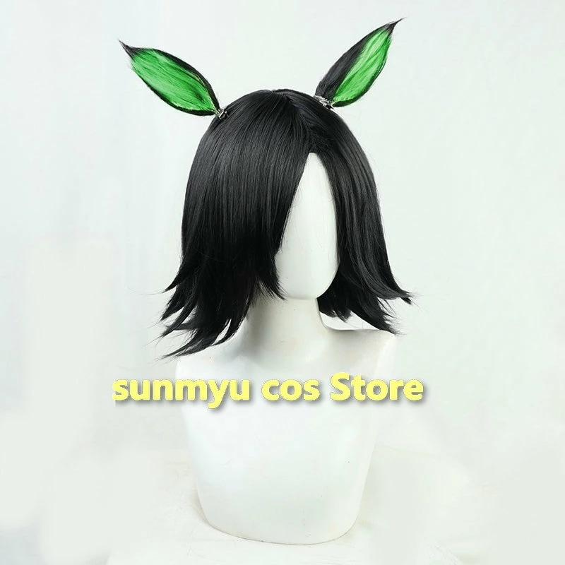 ウマ娘 プリティーダービー ウイニングチケット コスプレウィッグ＋耳