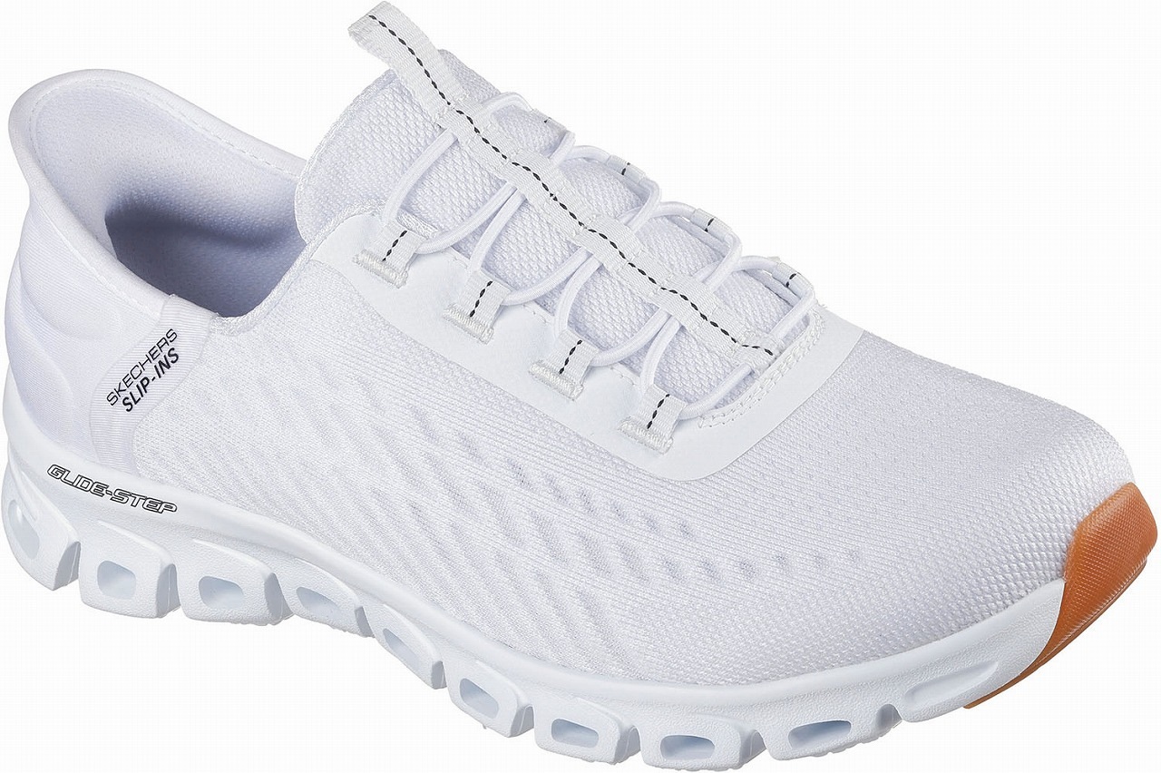 スケッチャーズ SKC-104574-WBK-22.5 レディース スニーカー スリップインズ グライドステップ トランクウィリティ（ホワイト/ブラック・サイズ：22.5cm） SKC104574W 8,041円
