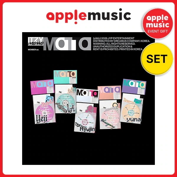 [APPLE MUSIC 特典付き][5種セット] ITZY - 12th Mini [Motto] [MEMBER Ver.]