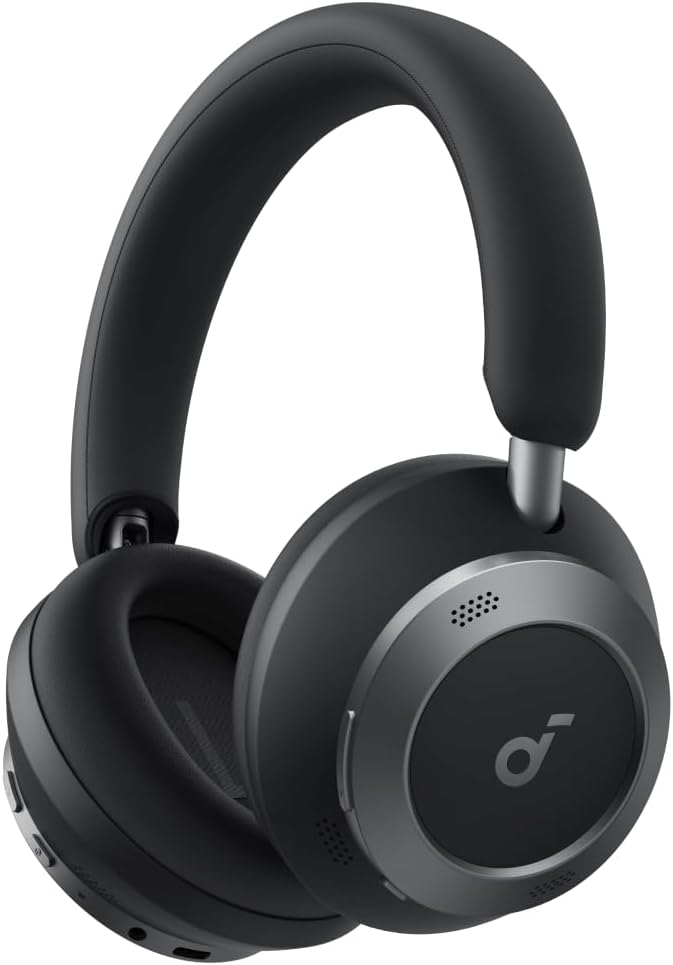 Anker Soundcore Space One Pro (Bluetooth 5.3 ワイヤレス ヘッドホン)【最大60時間音楽再生 / ウルトラノイズキャンセリング 3.5 / LDAC/ハイレ