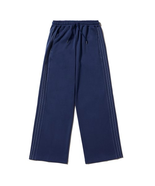 Stitch line string pants - NAVY